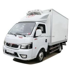 Special Transportation 5.5m Small Food Cooling Refrigerated Cargo Van Trucks Price