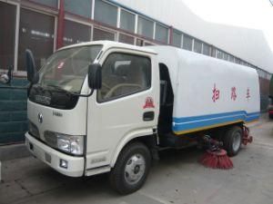 Dongfeng Road Sweeper Truck with 2cbm Water and 4cbm Dust Tank