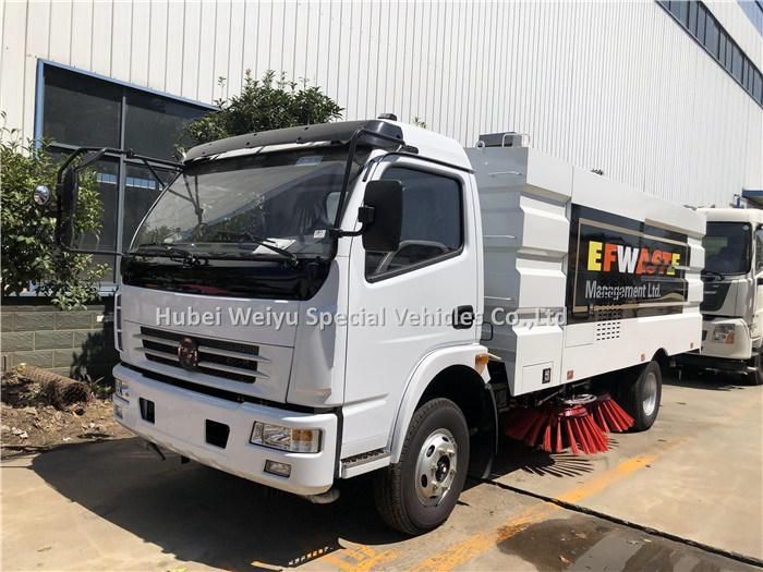 Dongfeng 5m3 Road Sweeper Truck Street Sweeping Waste Management Vehicles
