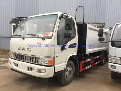 Factory Supply JAC 5cbm 5m3 6cbm 6m3 Compactor Garbage Truck for Waste Collector