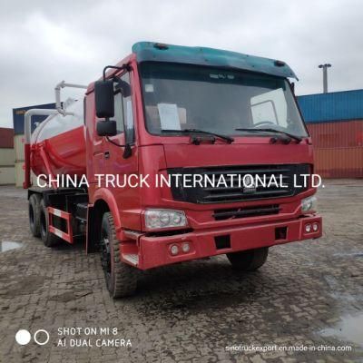 Sinotruk HOWO 6X4 Used Suction Sewage Truck