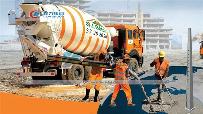 North Benz Cement Mixer Truck Beiben 8X4 14cbm 12cbm Cement Concrete Transport Mixing Tank Truck for Africa
