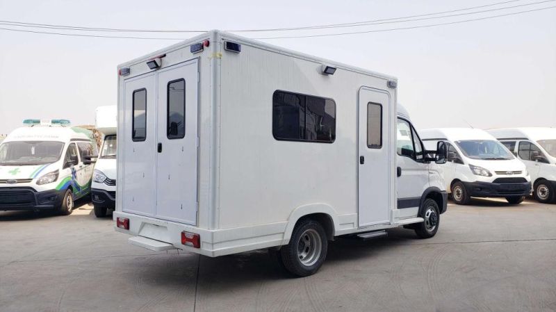 Salon Ambulance Export First Aid High Configuration Patient Medical Hospital Rescue ICU Emergency Ambulance Diesel