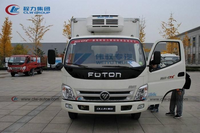 Foton 8tons Refrigerated Refrigerator with America Thermo King or Carrier Freezer Cooling Truck
