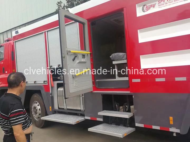 ISUZU 8X4 460HP Powder Fire Truck with Extra Crew Room