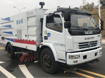 Dongfeng 4000L Dustbin Street Sweeper Truck Road Cleaning Truck
