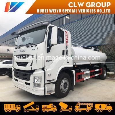 Japan 4X2 Stainless Steel 10000L 10tons Water Bowser Water Tank Lorry Sprinkler Truck