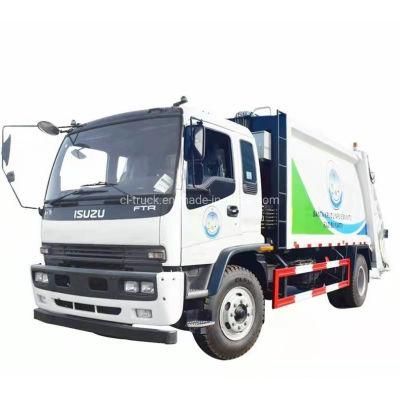 Japan Ftr Fvr 10tons 12tons 14tons Refuse Compactor Garbage Trucks