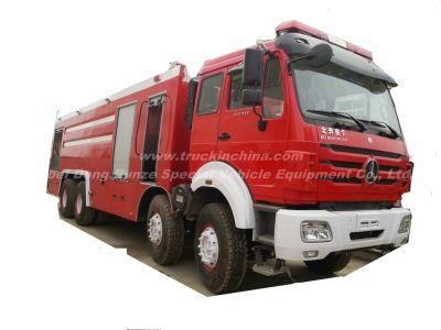 Beiben 3138 8X4 Water Foam Fire Fighting Truck, Water Tank 9000L, Foam Tank 2660L Optional All Wheel Drive Offroad 8X8 LHD. Rhd)