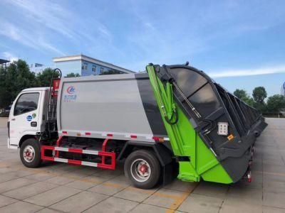 Light Duty 6cbm Compressed Garbage Compactor Truck for Sale