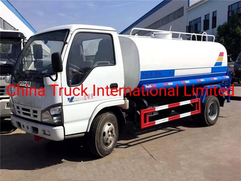 China Isuzu Npr 600p 4*2 120HP Water Tank Vehicle Truck