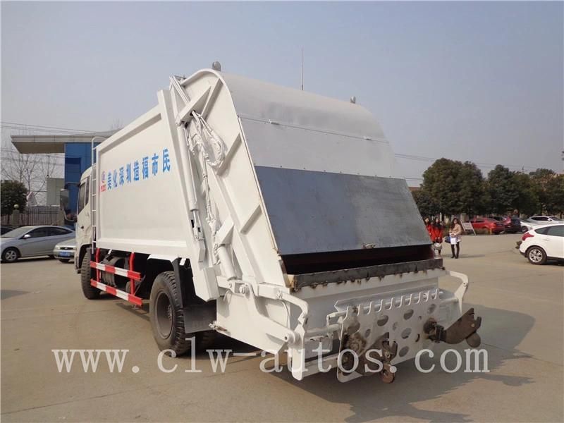 Dongfeng Tianjin DFAC 14-16cbm Garbage Compactor Truck Compressed Garbage Trucks