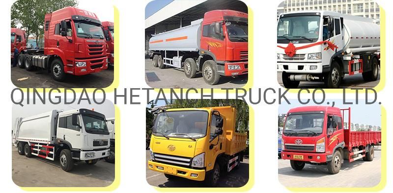 Experienced FAW Compactor Garbage Truck 20m3 Capacity of Garbage Truck