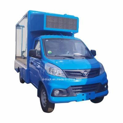 Good Quality Foton 4X2 Type Full Color Small Billboard Advertising Truck Advertising