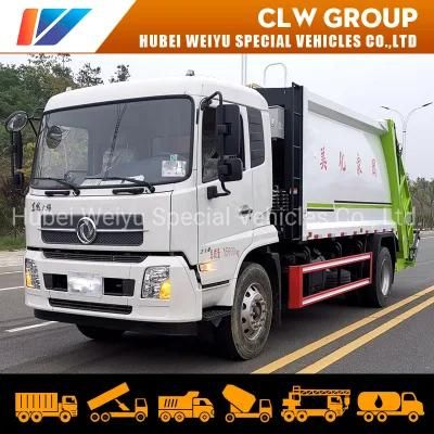 Dong Feng Tianjin 8-14cbm 8-14liters Compaction Refuse Collection Vehicle Garbage Truck