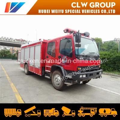 China New Isuzu Fvr 8000L 8cbm 8tons Water Tank Emergency Rescue 8000 Liters Chemical Plant Fire Fighting Truck