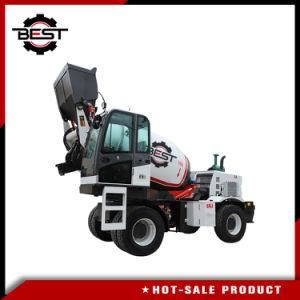 Industrial Cement Mixer 3.6 Cubic Meters Self Loading Diesel Concrete Mixer Truck