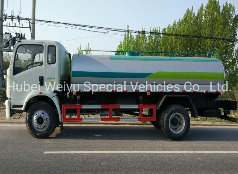 Heavy Duty 10/12 Liters Sinotruk HOWO Heavy Road Sprinkler Sanitation Vehicle Tank/Tanker Water Truck