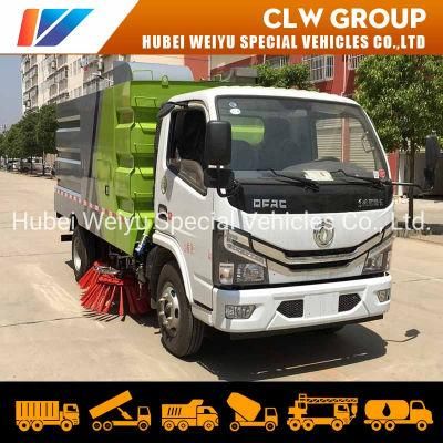 5 Cbm Vacuum Suction Road Sweeper Hydraulic Lever Operation with Water Sprinkler