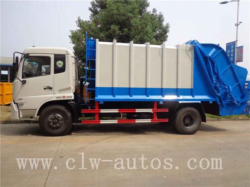 Dongfeng Tianjin 4X2 12cbm 14cbm Garbage Compactor Truck