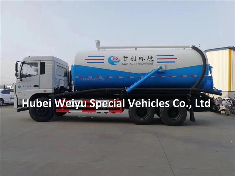 Dongfeng16tons 16m3 Vacuum Sewer Suction Tanker Truck for Sale