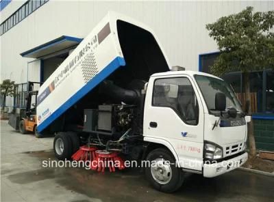 Isuzu 4X2 LHD 4m3 Vacuum Cleaning Street Road Sweeper Truck