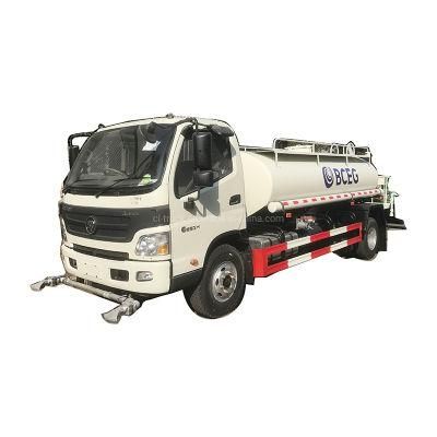China Factory Selling Foton Aumark-S33 6 Wheeler 4X2 5tons 5mt 5t 5000L Water Bowser Tanker Water Sprinkler Truck