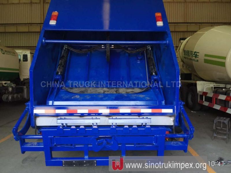 HOWO 10cbm 12cbm Skip Loader Swing Arm Garbage Truck