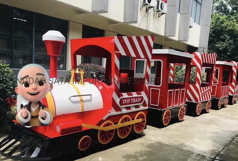 Popular Sightseeing Small Electrical Train Tourist Train for Playground