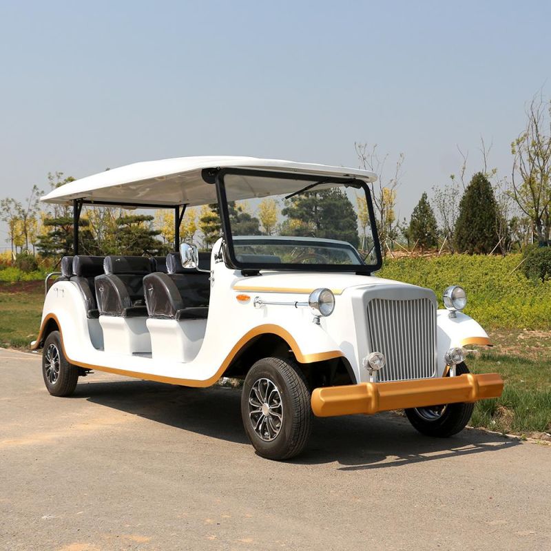 11 Seats Electric Classic Vintage Sightseeing Car for Scenic Area