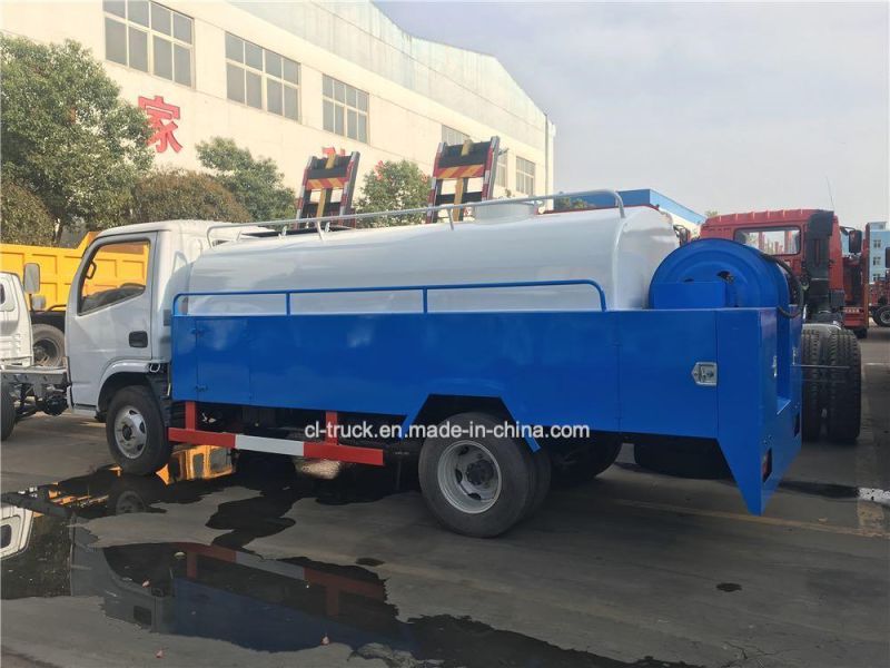 Dongfeng 4X2 Small Mini 4000liters High Pressure Cleaning Truck Price for Sale