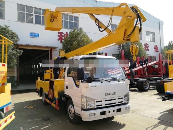 China 18m 20m 22m 24m 26m Insulation Aerial Working Platform Trucks High Altitude Operational Bucket Boom Truck