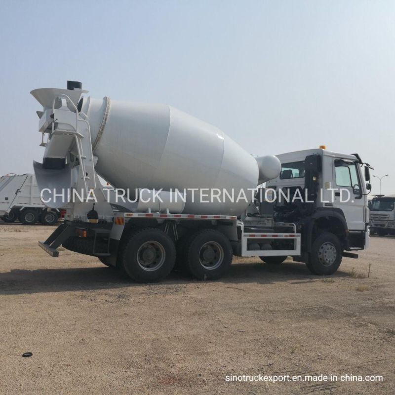 Air Suspended Seats 336HP HOWO 6X4 8 Cbm Concrete Mixer Truck