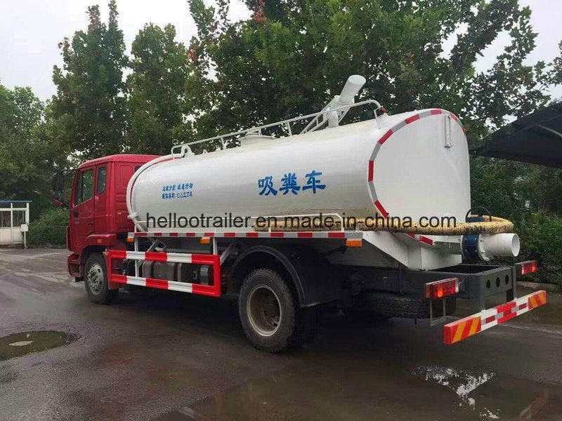 High Pressure Cleaning 4X2 Sewage Suction Tanker Truck