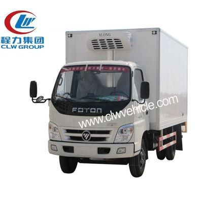Foton 4*2 8 Tons Food Truck Meat Cooling Refrigerated Truck