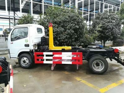 Cheap 5m3 5cbm 5 Cubic 5 Ton Pulling Arm Waste Garbage Truck for Sale