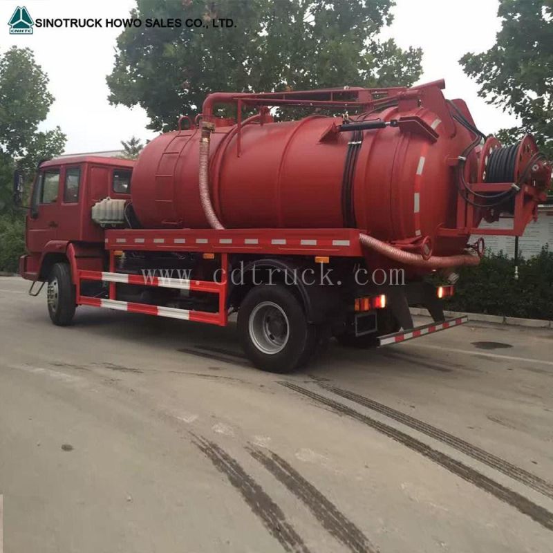 6X4 Sewage Suction Sewer Cleaning Tanker Truck