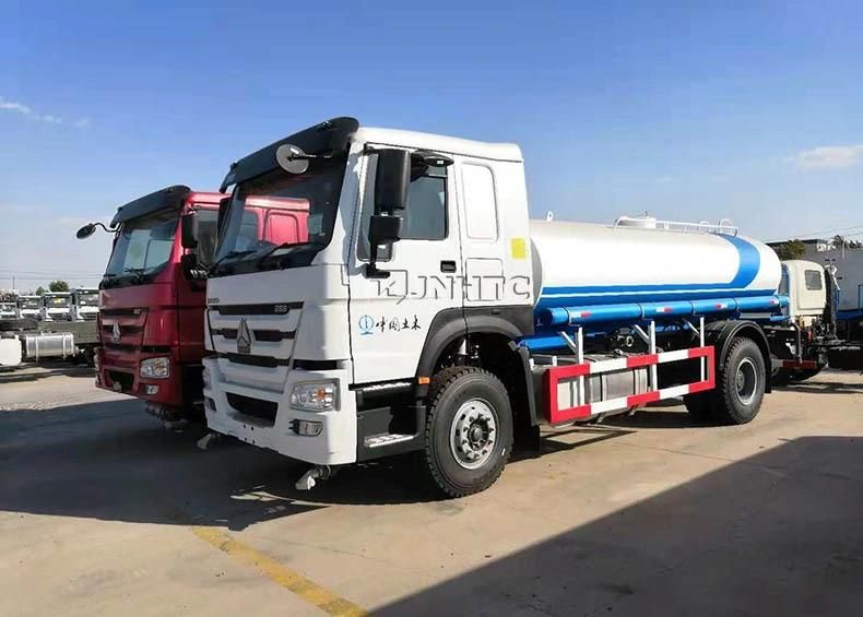 HOWO 15000L Water Tanker Delivery Truck with Euro 2 Emission