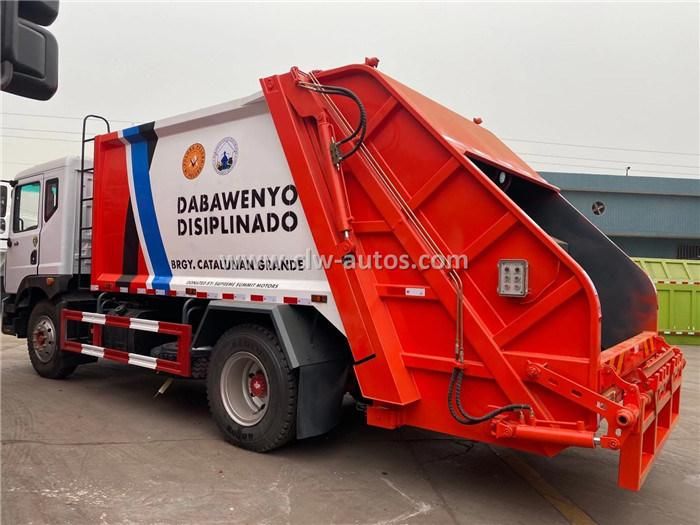 10cbm Waste Truck Compressed Garbage Truck Hydraulic Compactor Rubbish Transport Truck