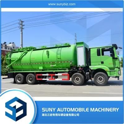 Factory Promotion Shacman 8X4 Vacuum Sewage Suction Truck