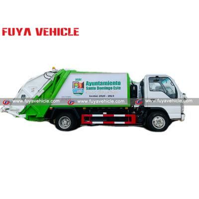 5m3 Compactor Garbage Truck with 300L 600L Dustbins