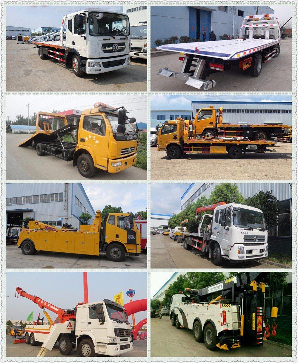 Dongfeng 10tons Three Cars Carrier Recovery Wrecker Flatbed Tow Truck