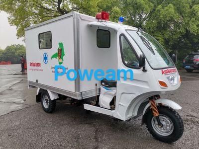 First Aid Tricycle Ambulance with 3 Wheels for Rural