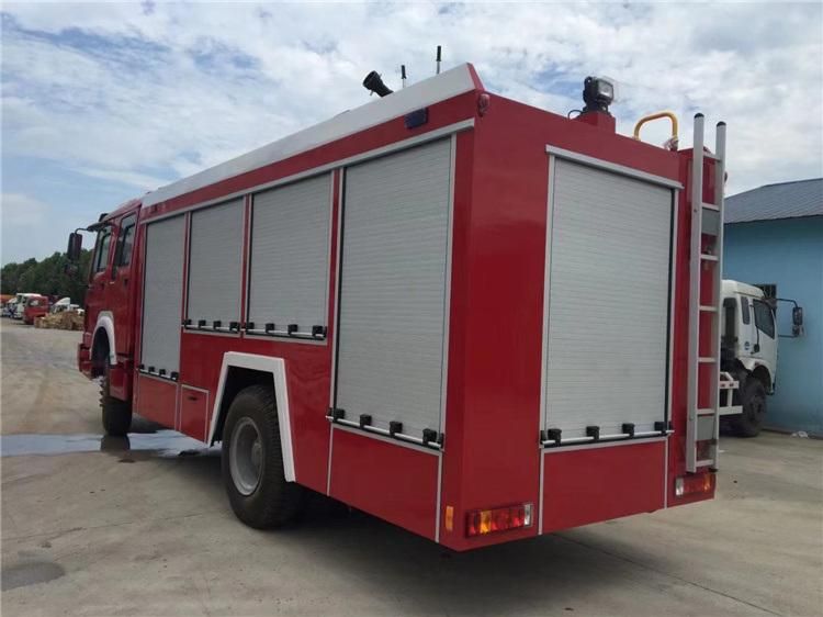 Export to Pakistan Sinotruk HOWO 4*4 Foam Fire Truck