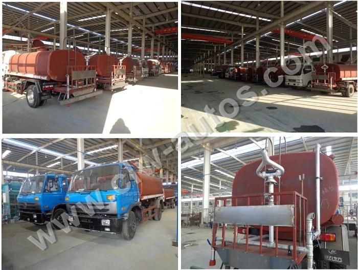 Chengli Brand Water Tank with Front Flushing and Rear Sprinkler Mobile Water Transport Truck