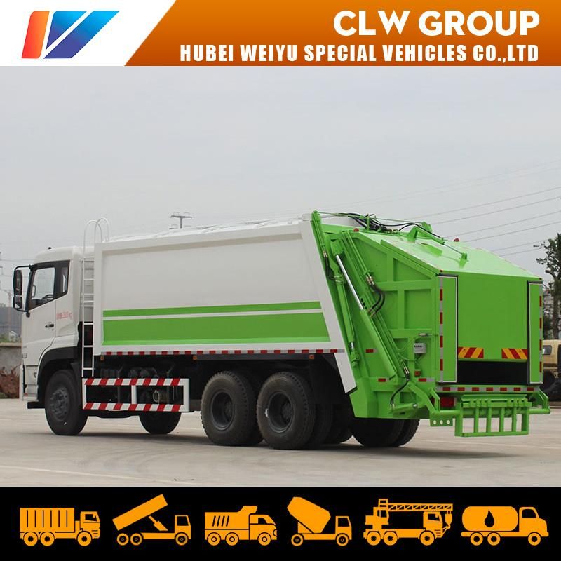 Dongfeng 3-Axle 269HP20m3 Compactor Garbage Truck Rear Loader Garbage Truck Compression Garbage Truck