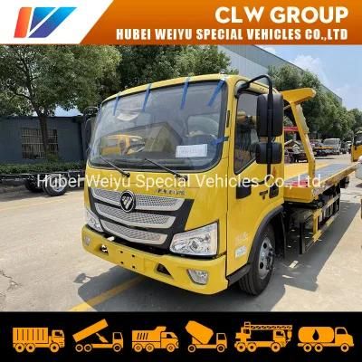 China Hot Sale 4X2 3ton 5tons 6t Platform Wrecker Truck Towing Truck for Road Recovery Rescue