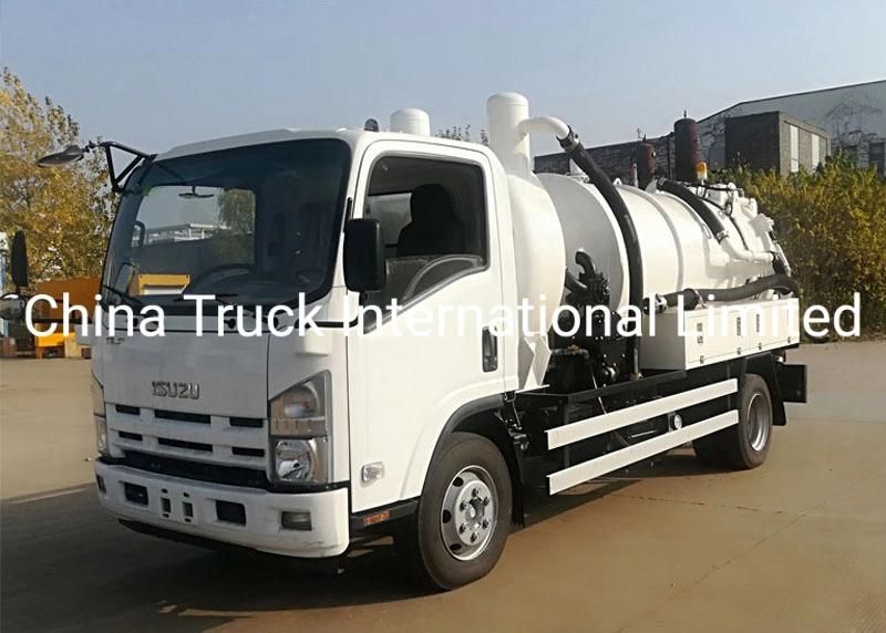 Isuzu Nqr 700p 4*2 189HP Vacuum Suction Tanker Truck