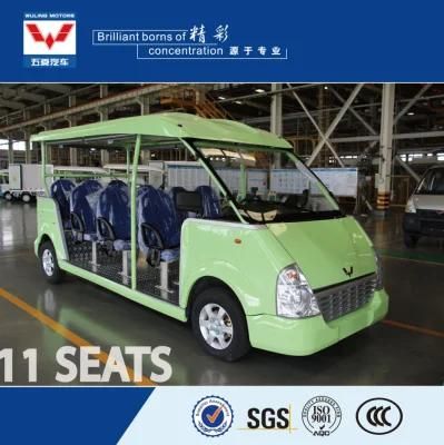 14 Seats off Road Battery Powered Classic Shuttle Enclosed Electric Sightseeing Car with CE SGS Certificate Aluminum Material Never Rust