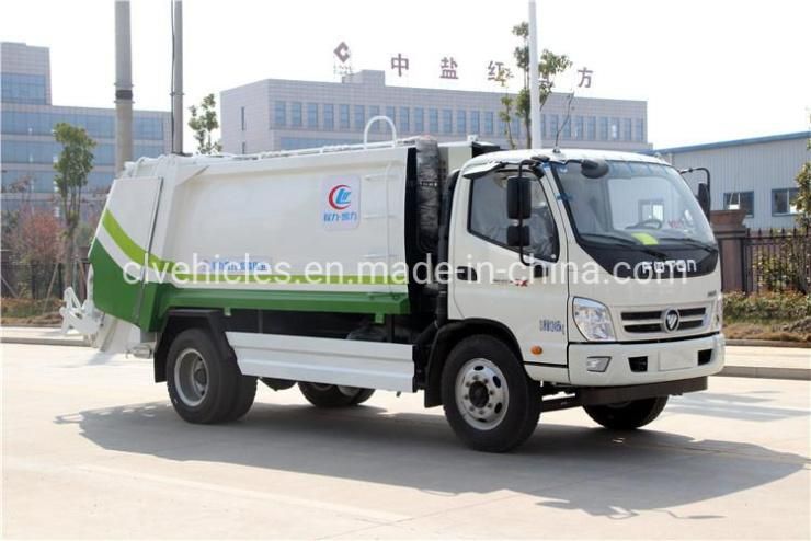 Foton 4X2 8000L (6ton) Refuse Compactor Garbage Compression Truck